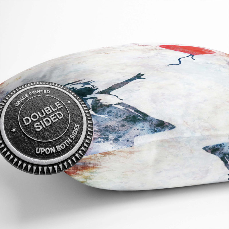 Square Throw Cushion, 40cm H x 40cm W x 15cm D