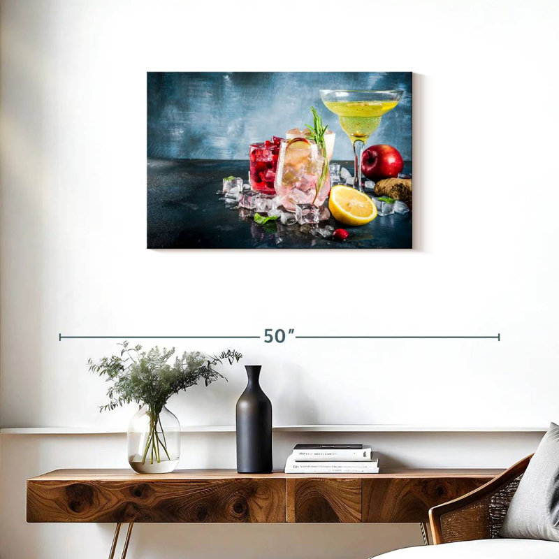 Bar et cocktail Yarlin, H 20 po x l 30 po