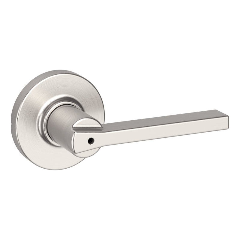 Casey Bed/Bath Lever, Satin Nickel