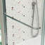 Porte de douche à dérivation de 56 à 60 po x 70 po, verre trempé de 1/4 po, finition polie et performance de fuite de 70 po avec fonction coulissante améliorée
