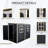 4X8ft Outdoor Storage Shed With Floor Resin Shed With Two-Window, Waterproof ,Lockable Doors For Patio,Yard,Lawn-125097049-125097053