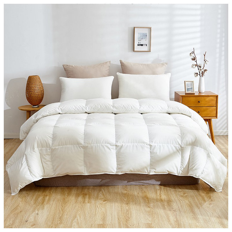 Budapest 750 Fill Power Summer Hungarian White Goose Down 500TC Comforter, King