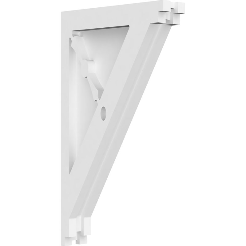 Corbeau en PVC de qualité architecturale Artisan, H 14 po x l 8 po x P 1,875 po