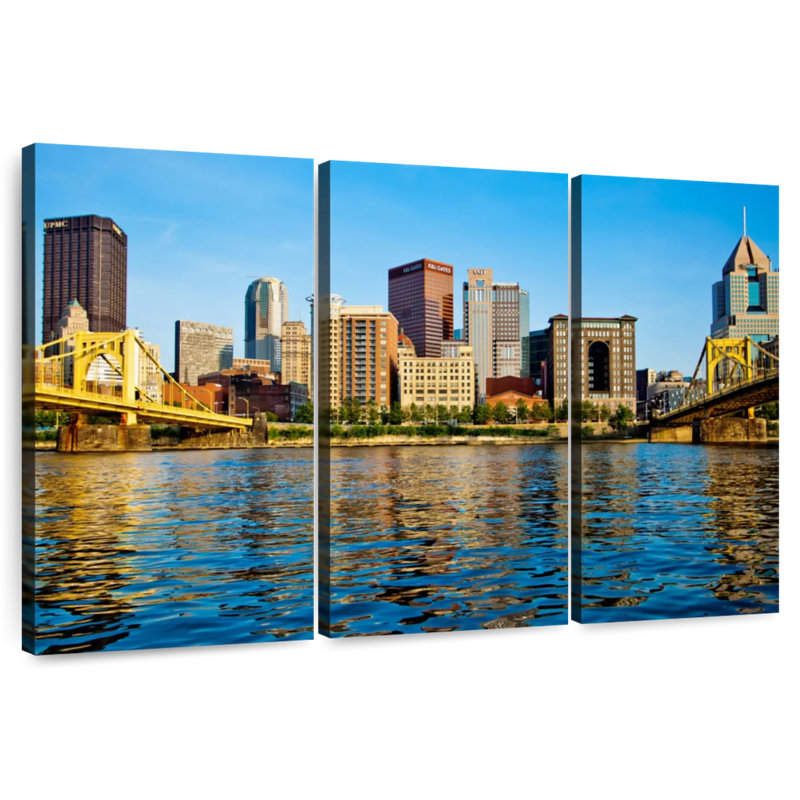 Silhouette de Sirci Pittsburgh, H 36 po x l 57 po