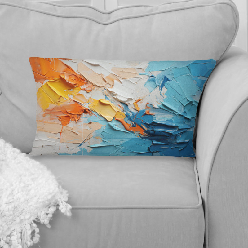 Coussin Collage Fusion VII - Abstract Collages
