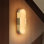 Ensemble de deux appliques murales en marbre naturel 13,8 ", éclairage intérieur moderne doré pour salle de bain, salon, chambre à coucher, couloir, escalier