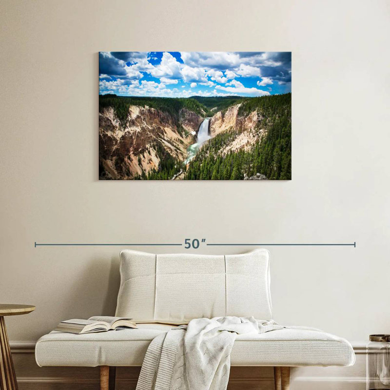Alvord Yellowstone Lower Falls, H 24 po x l 36 po