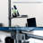Clamp-on 14in Shelf Pole Mount