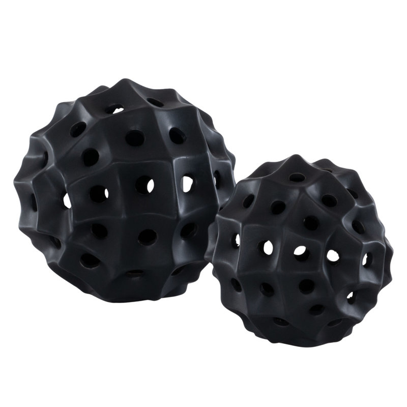 Ensemble de vases en céramique Ovis, Noir