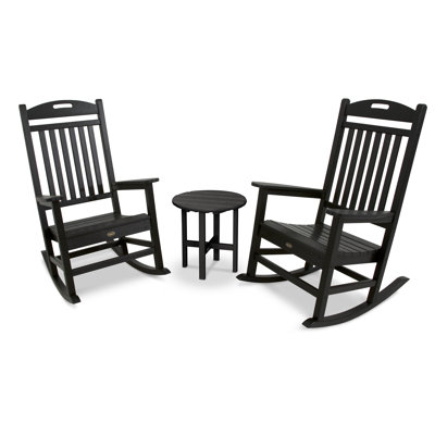 Ensemble 3 pièces POLYWOOD Yacht Club Rocker