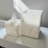 Premium Rock Crystal (Snow Quartz) Waste Bin