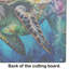Loggerhead Sea Turtle Glass Cutting Board Large
