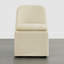 Chaise rembourrée avec housse lavable et roulettes-370145914