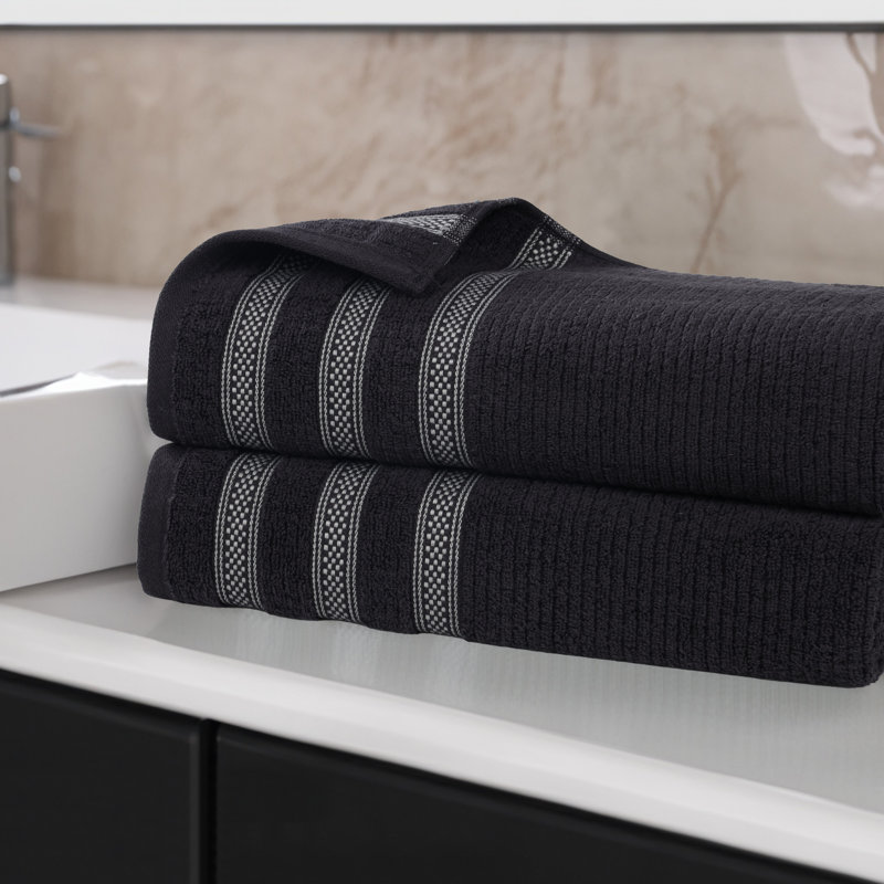 Ensemble de draps de bain Zero Twist, Noir