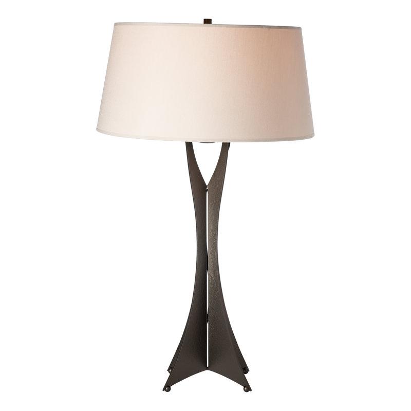 Moreau 33.4" Table Lamp, Oil Rubbed Bronze, Flax