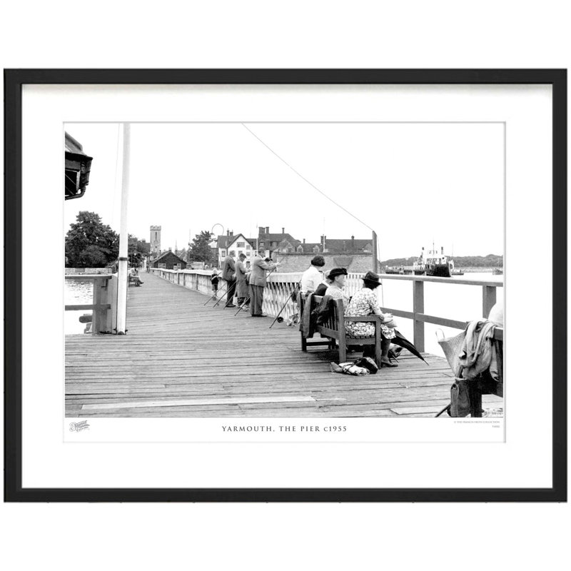 Yarmouth, The Pier C1955 - Single Picture Frame Print, 28cm H x 36cm W x 2.3cm D