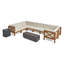 Ensemble de conversation modulaire avec coussins 3 pièces Samuel-750529813
