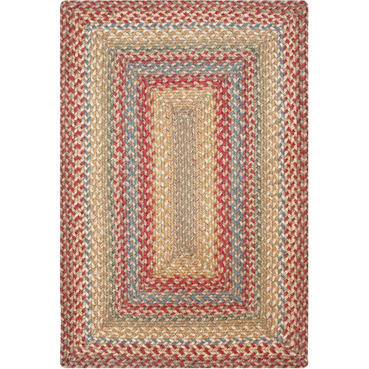 Culzean Braided Jute Reversible Multi Color Rug