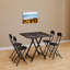 Kruter Foldable Square Dining Table-1830489494-1830489493