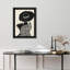 Art mural encadré noir et blanc à la mode, impression minimaliste moderne pour le décor d'une chambre ou d'un vestibule-112375314-112375310