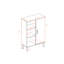 Amirah 120cm H x 80cm W Standard Bookcase-658262878