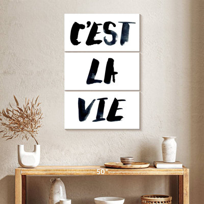 C'est La Vie Typographie II