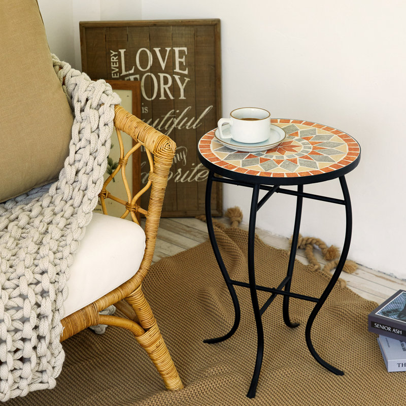 Bribie Patio Side Table, Khaki
