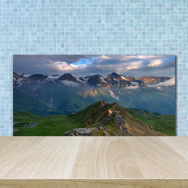 50cm W x 100cm L Glass Peel and Stick Panel