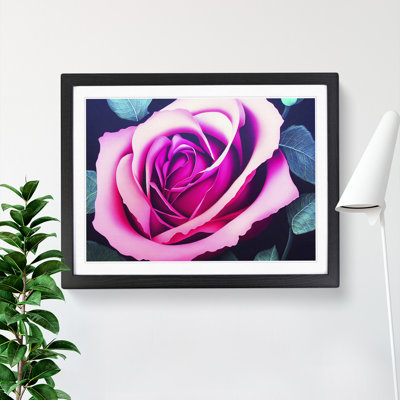 Expressive Rose Flower - Single Picture Frame Print