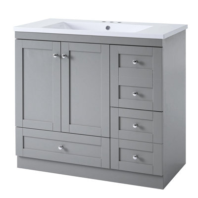 Meuble-lavabo sur pied 36 po