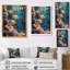 «Blue Orange Coral Marine Fish Life III», art mural corail-1667174541-1667174542