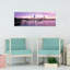 Dusk Boston MA 1 Piece Wrapped Canvas Panoramic Wall Art-1206732461