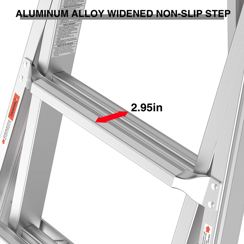 Échelle pliante en aluminium à 4 positions Dowding