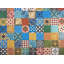 Carreau de ciment à motif de ciment 8 po x 8 po Patchwork