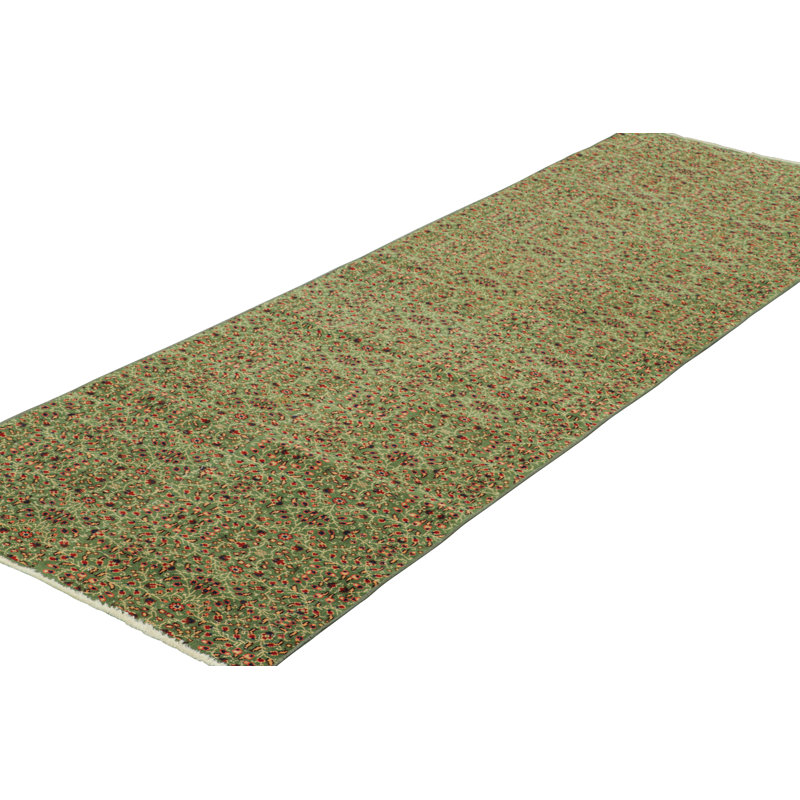One-of-a-Kind 3'x9'8 Hand Knotted Area Rug