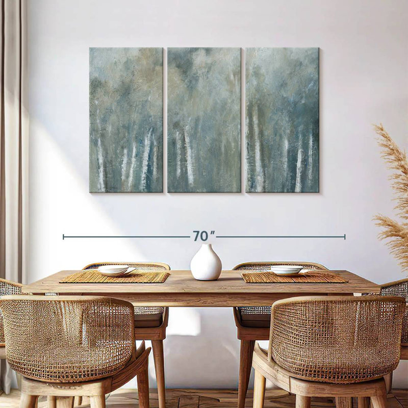 Avery Birch Solitude, 36" H x 57" W