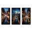 «Charlotte Cityscape At Night», 3 pièces sur toile-1209200161-1209200166