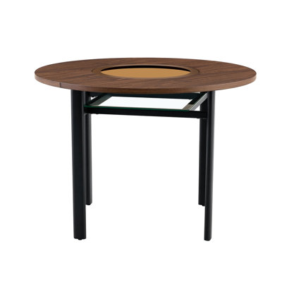 Table de salle à manger 42 pouces moderne et minimaliste pour 4 à 6 personnes