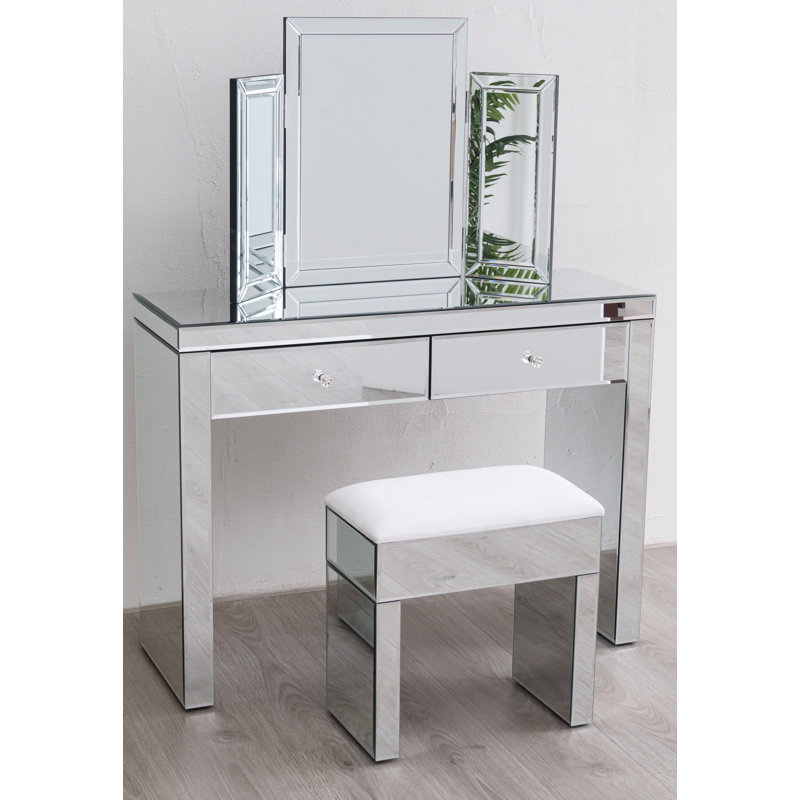 Crusado Dressing Table with Mirror
