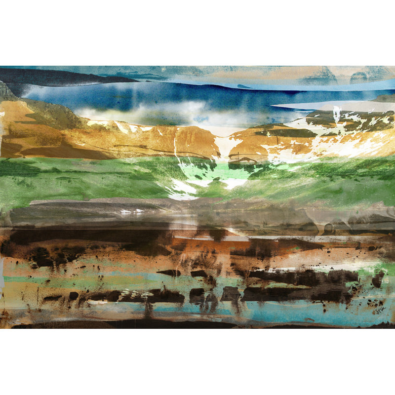 Mountain Abstract II, 61cm H x 91cm W