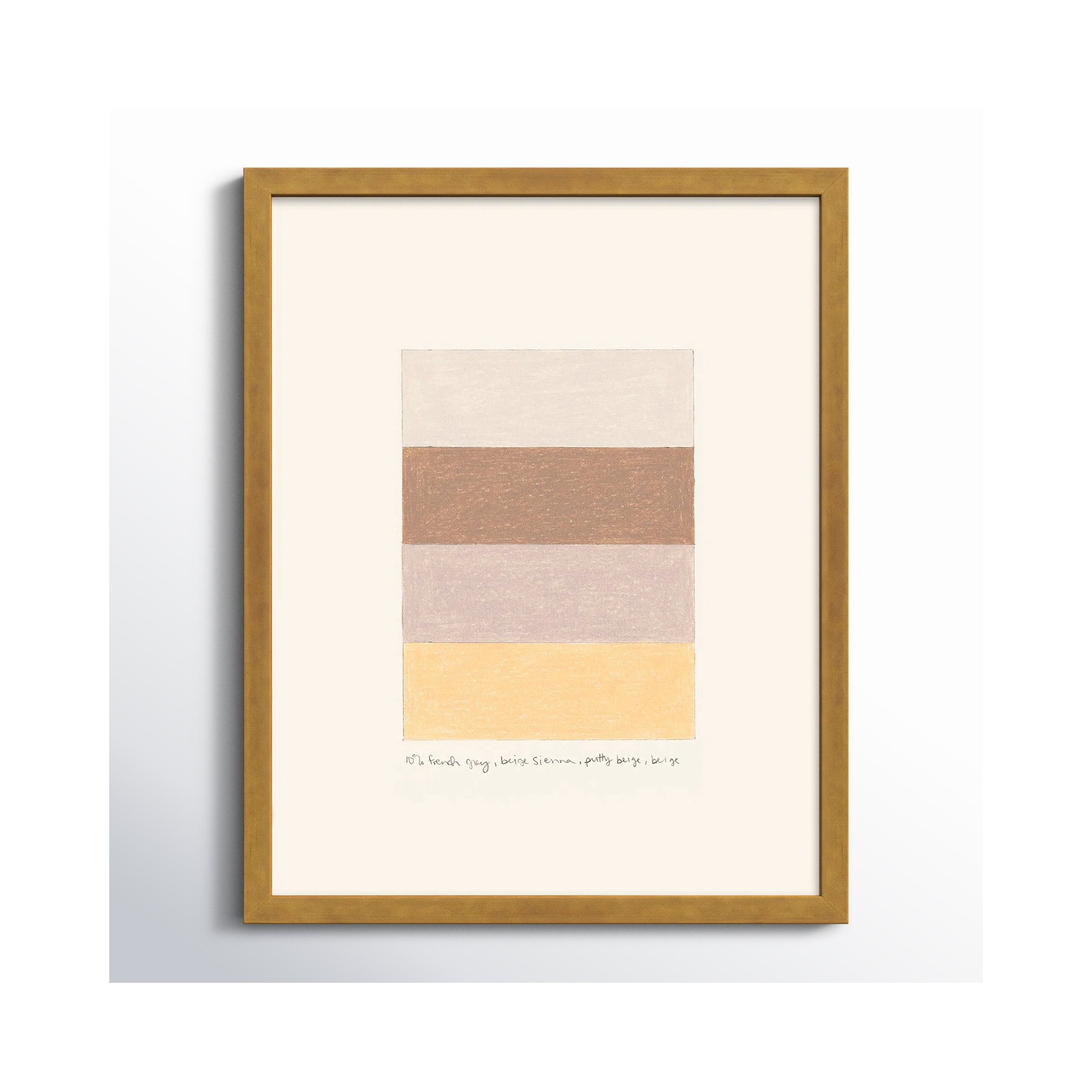 Stacks by Beth James, 25" H x 20" W x 1.25" D, Gold Framed