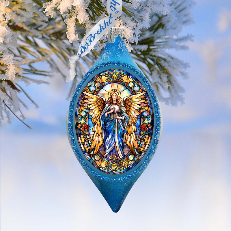 3.5'' Glass Hanging Figurine Ornament