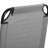 2 Piece Folding Sun Tanning Chairs, 5 Recline, Dark Gray, Steel Construction For Patio, Beach, Yard Beach Chairs With 5-Level Reclining,