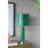 14X14x27" Leather Table Lamp