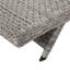 Chaise longue en osier Crete