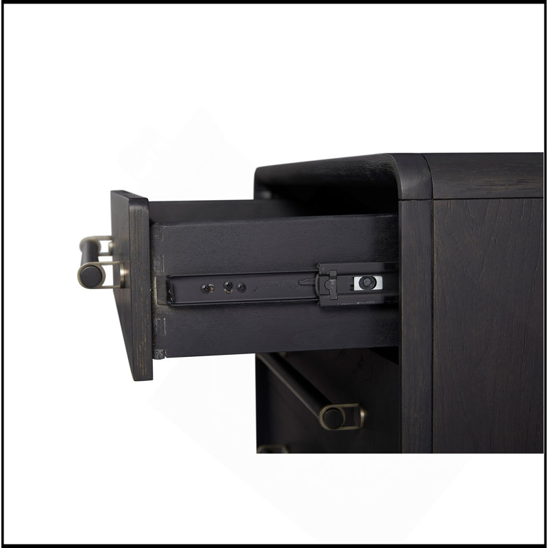 3 Drawer Nightstand With USB
