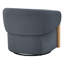 Fauteuil d'appoint pivotant Longfield
