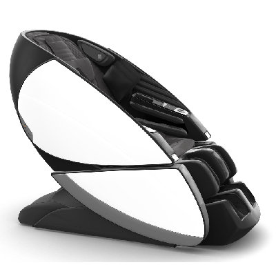 Human Touch Super Novo X Reclining Leather Massage Chair with Heat - Grey Leather, SofHyde Doors