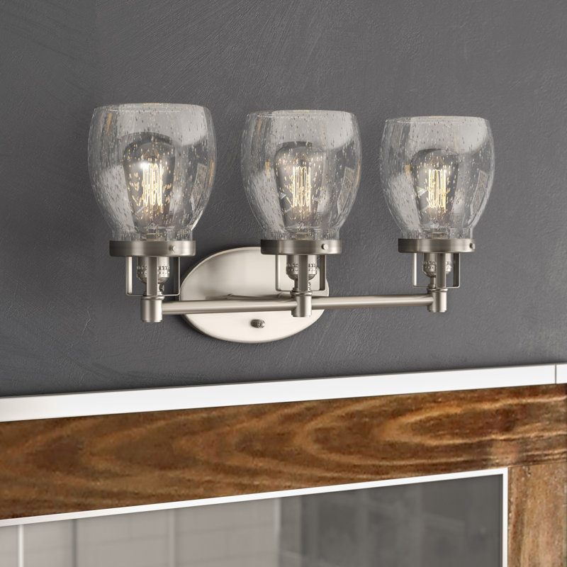 Belton Three Light Wall / Bath from Generation Lighting , Brushed Nickel, No