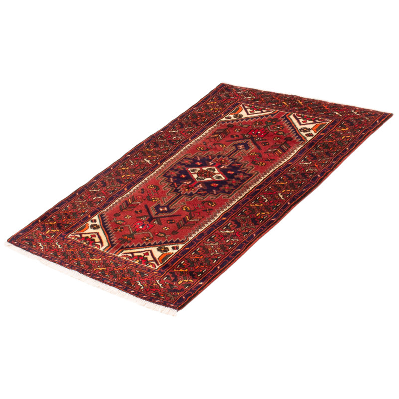 One-of-a-Kind 3'3" X 4'10" 1990s Wool Area Rug in